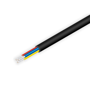 Silicone rubber sheathed wire